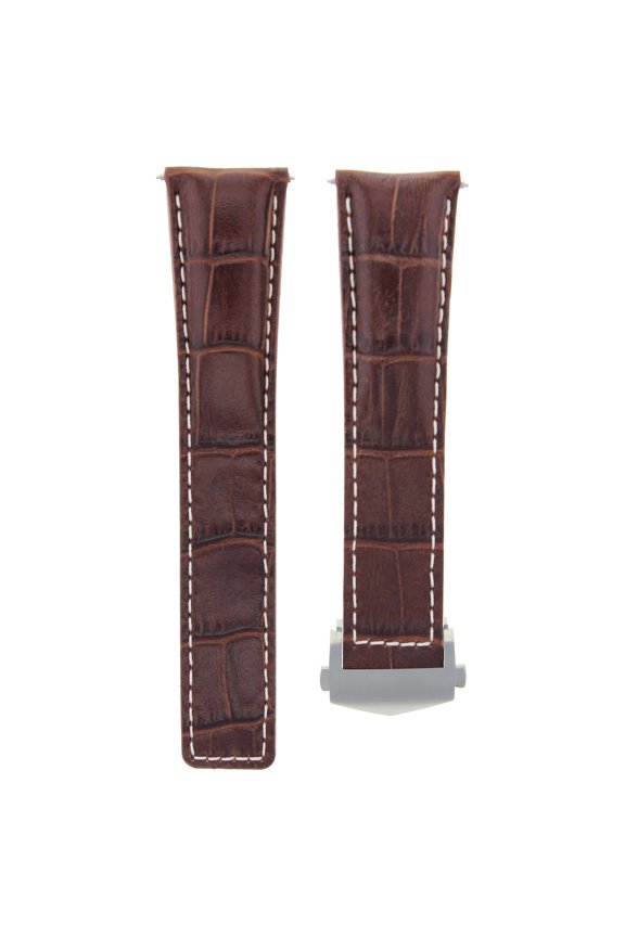 22MM LEATHER WATCH STRAP BAND FOR TAG HEUER CARRERA BROWN WS FIT FC-5037-39-40