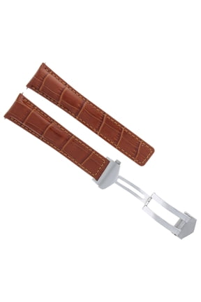 22MM LEATHER WATCH STRAP BAND FOR TAG HEUER CARRERA MONACO TAN FIT FC-5037-39-41