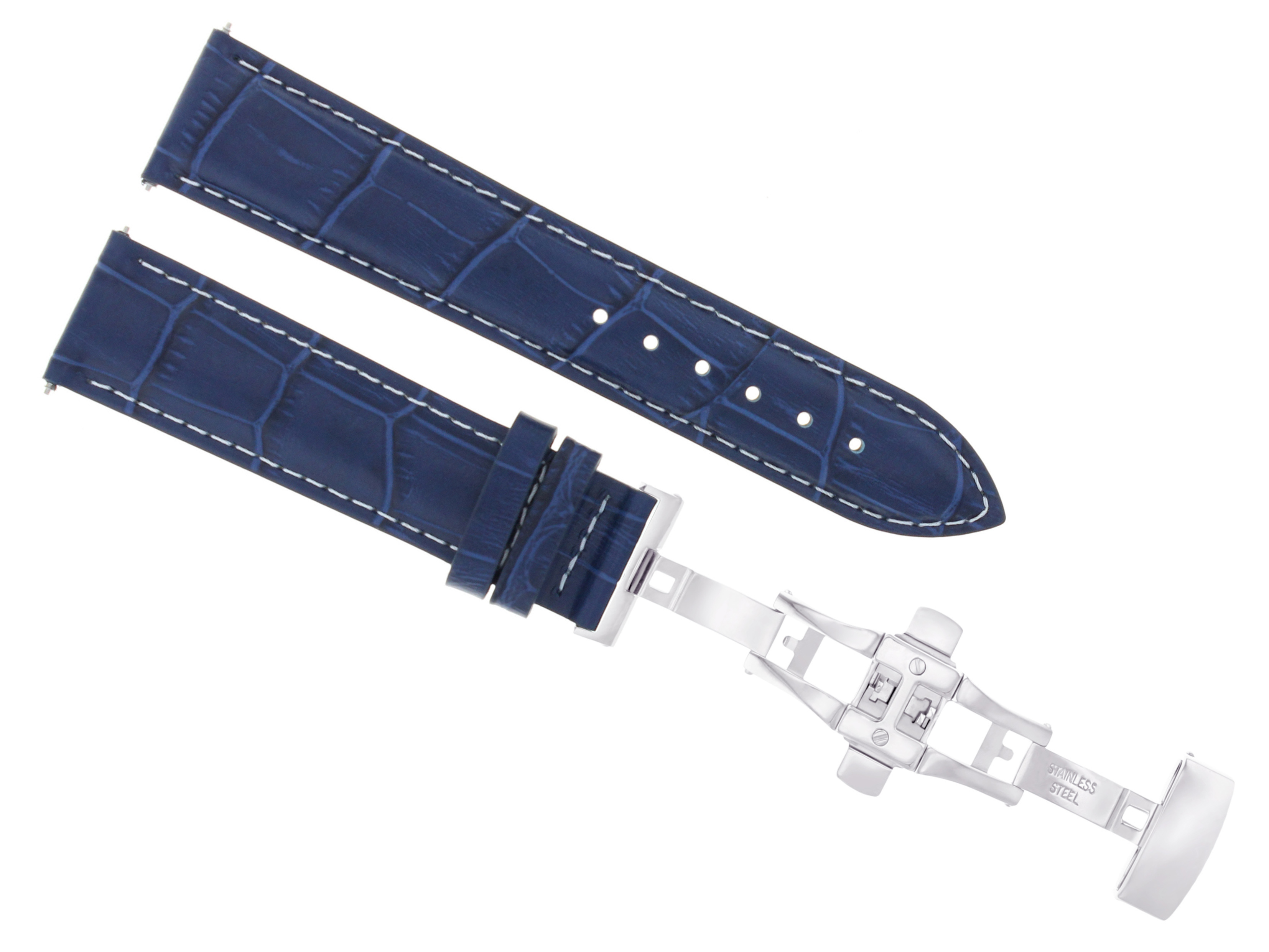 tissot 22mm leather strap