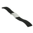 thumbnail image 1 of 22MM RUBBER BAND WATCH STRAP WITH FOR BREITLING COLT II NAVITMER NAVITMER BLACK, 1 of 2