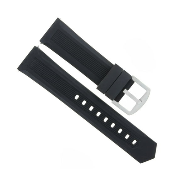 22MM RUBBER BAND WATCH STRAP FOR 48MM CITIZEN U600 S041341 HST SKYHAWK AT BLACK