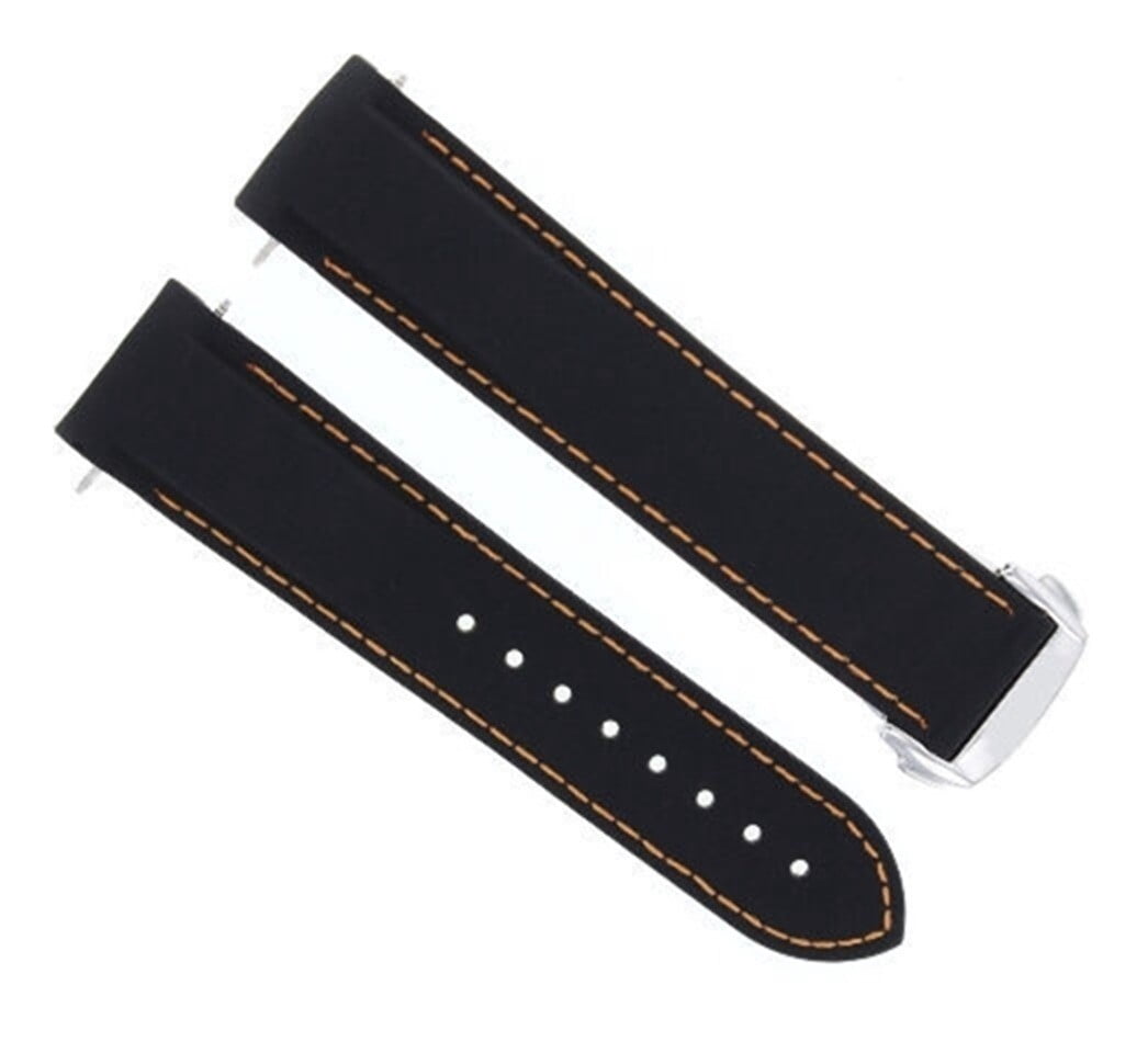 Ewatchparts Orange Rubber Strap For Citizen Eco-Drive Promaster Watches – Soft, No Logo, Perfect Fit 2 thumbnail image