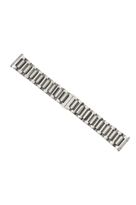 22MM SOLID WATCH BAND FOR OMEGA SPEEDMASTER MOON SHINY CENTER STAINLESS STEEL