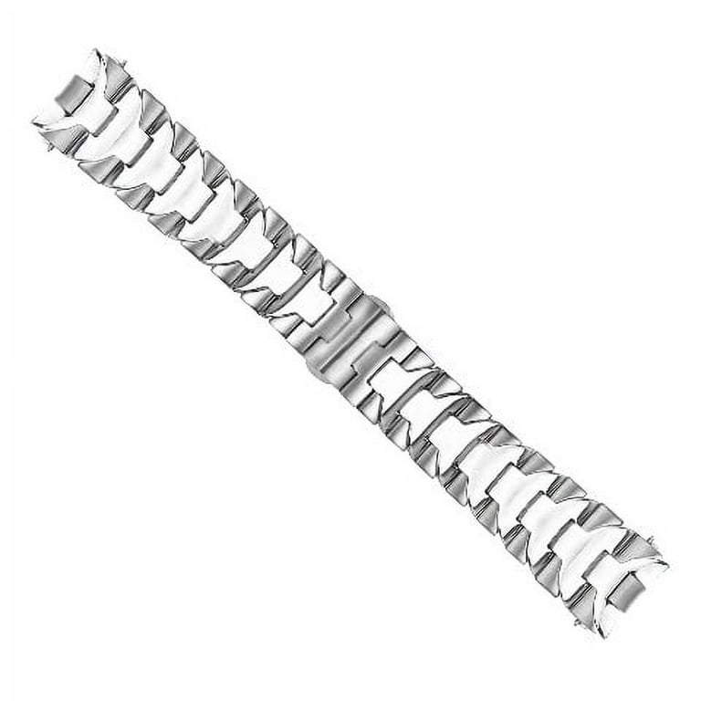 Ewatchparts 22mm Watch Band Bracelet for Pam 40mm 42mm Panerai Luminor Marina Pam 1393 Steel Women s Size 400 in Silver