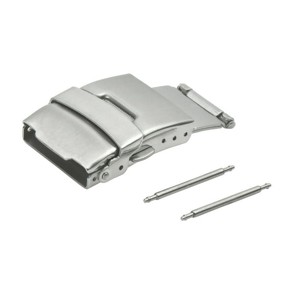 22MM WATCH BAND STRAP BUCKLE FLIP LOCK CLASP S/STEL FOR BREITLING NAVITIMER TQ