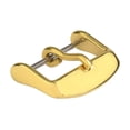 thumbnail image 1 of 22MM WATCH BUCKLE CLASP PIN STYLE FOR LEATHER RUBBERWATCH BAND STRAP GOLD HEAVY, 1 of 2