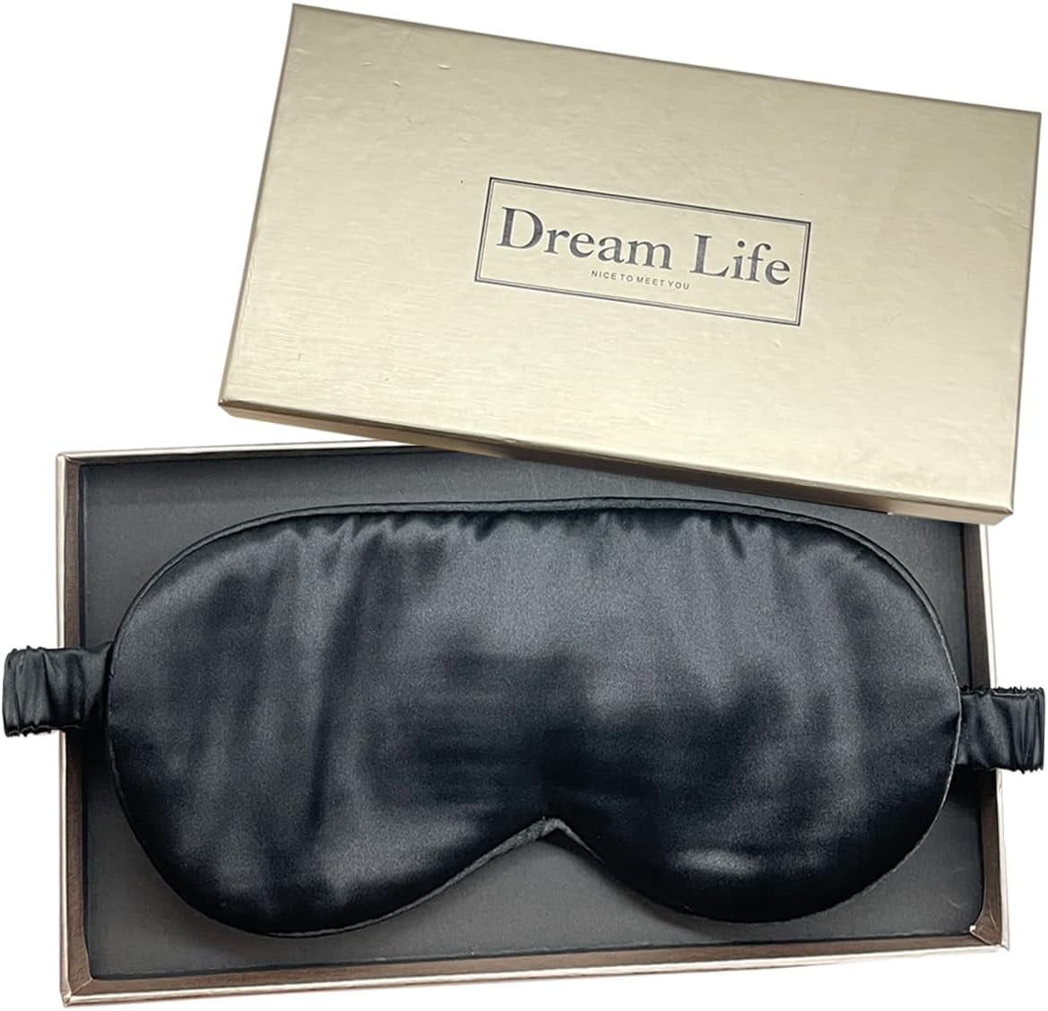 22Mm 100 Mulberry Silk Eye Mask For Sleeping,Pure Mulberry Silk Inside