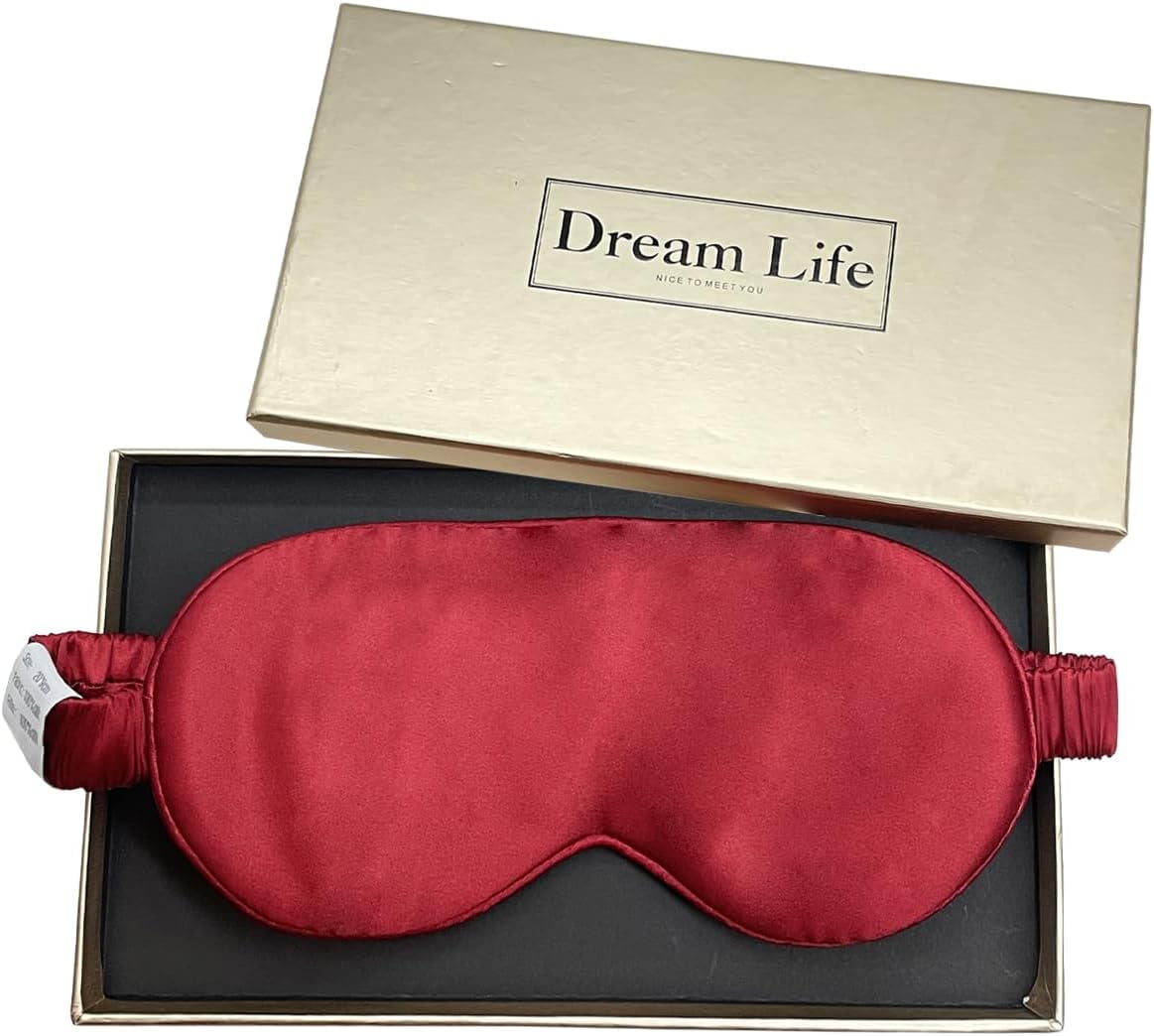 22Mm 100 Mulberry Silk Eye Mask For Sleeping,Pure Mulberry Silk Inside