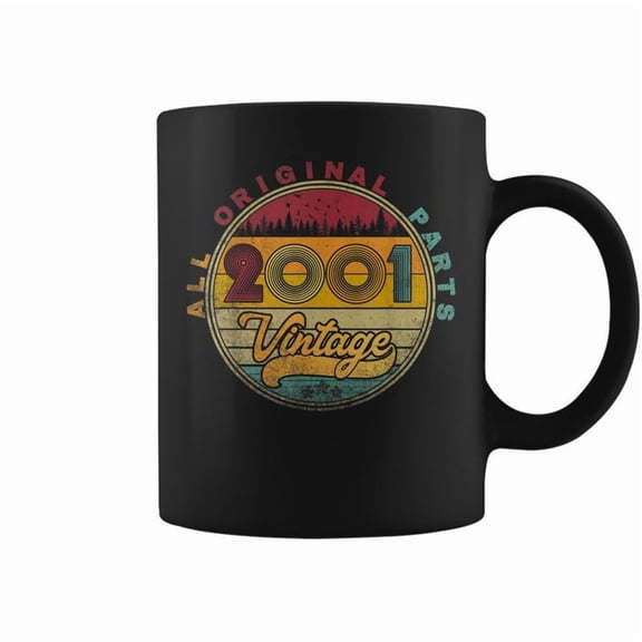 22Nd Birthday Gift 22 Years Old Men Women Retro Coffee Mugs