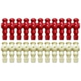 thumbnail image 1 of 22PC Table Foosball Men Player Table Soccer Football Player Table Foosball Doll Red White, 1 of 6