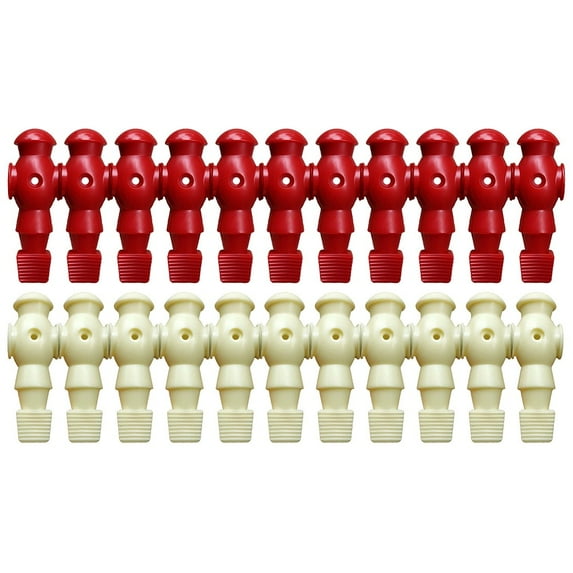 22PC Table Foosball Men Player Table Soccer Football Player Table Foosball Doll Red White