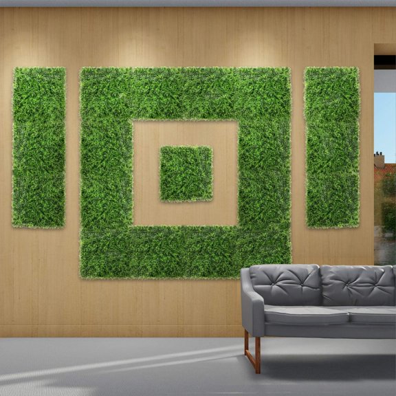 22PCS 20''x20'' Artificial Boxwood Panels Topiary Hedge Plant Privacy Screen Faux Ivy Greenery Grass Backdrop Wall Dcor UV Protected for Outdoor Indoor Garden Fence Backyard