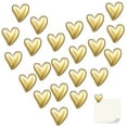 thumbnail image 1 of Amosfun Heart Magnets Fridge Heart Shaped Golden 22Pack, 1 of 7