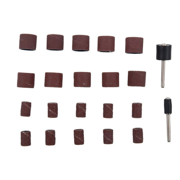 22Pcs Sanding Drum Kit Sanding Band For Dremel Rotary Tools Abrasive Tools Sanding Mandrels For Wood Metal Polishing Smile Home