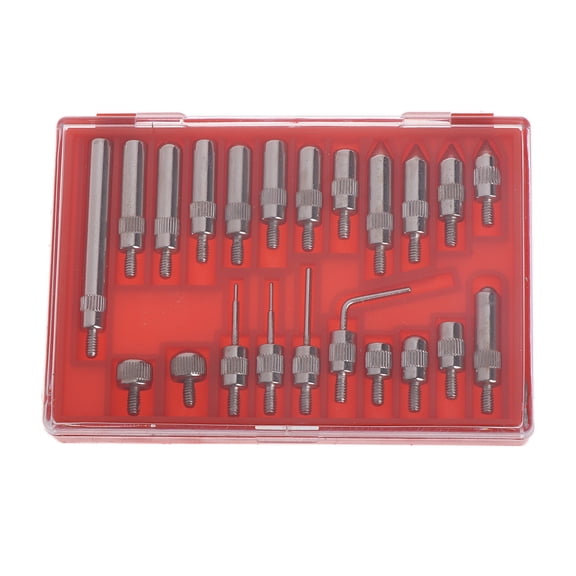 22Pcs Stainless Steel Contact Points Tool Set Dial Test Contact 0.01mm Thread Tip Dial