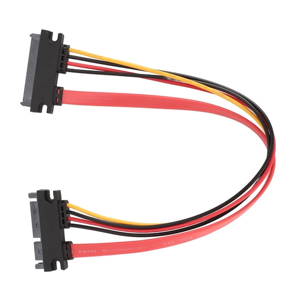 22Pin Male to Female Data and Power Combo Extension Cable for Hard Drive, PVC