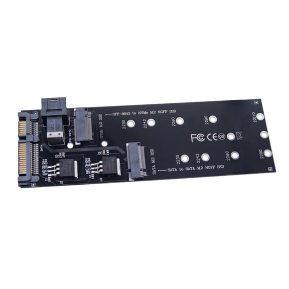 22Pin SATA M.2 SSD Adapter SFF-8643 to NVMe M.2 NGFF SSD for Mainboard TAPDRA Spare Part