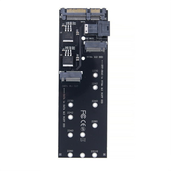 22Pin SATA M.2 SSD Adapter SFF-8643 to NVMe M.2 NGFF SSD for Mainboard