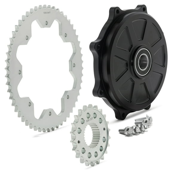 22T Front 54T Rear Sprockets Conversion Kit for Harley Touring FLHTC FLHR Twin-Cam M8 09-23