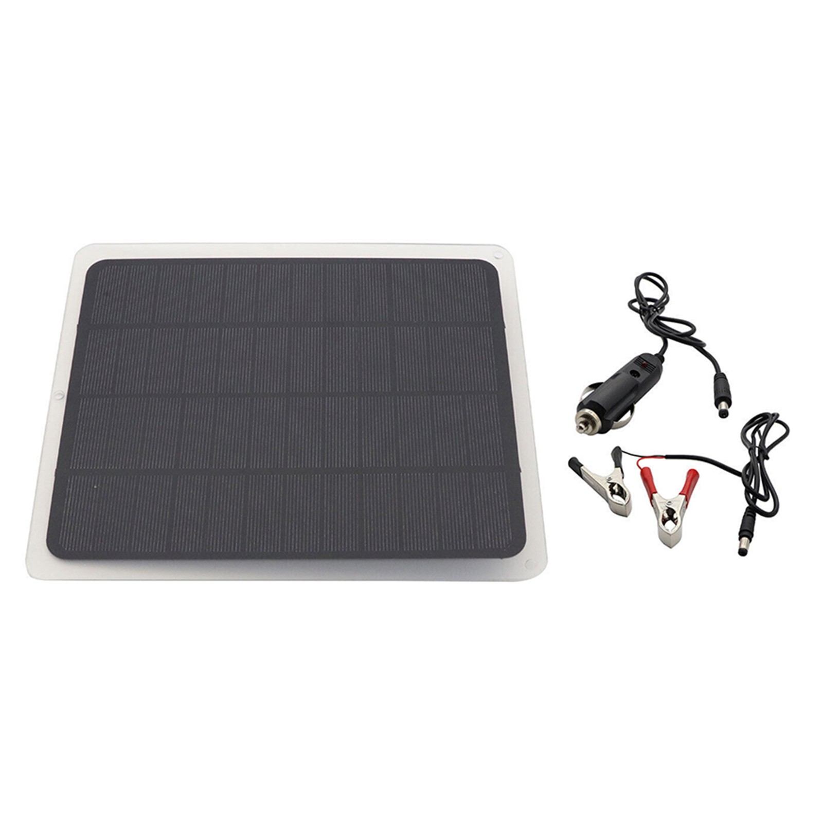 22W Solar Panel 12 Volt Charger Battery Charger Kit Maintenance Boat