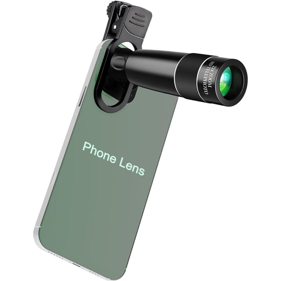 22X Telephoto Phone Camera Lens, Universal Clip-On Zoom Lens Compatible with iPhone and Android, Long Distance Photography Attachment