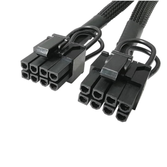 22cm 6-Pin PCI-E Male to Dual 8-Pin Female GPU Graphic Video Card Adapter Cable