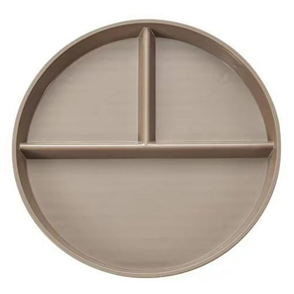 22cm Simplistic Compartment Plate Serving Tray Suitable for Eating Microwave and Dishwasher Friendly