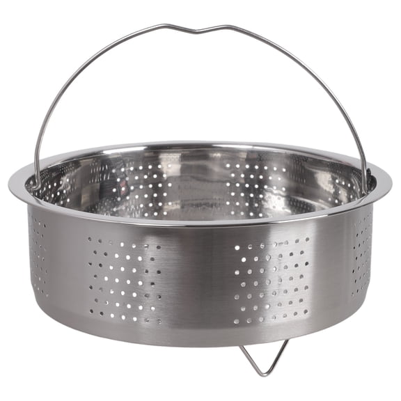 22cm Stainless Steel Steamer Basket for Cooking Multifunctional Steamer Insert with Handle Steaming Basket Replacement