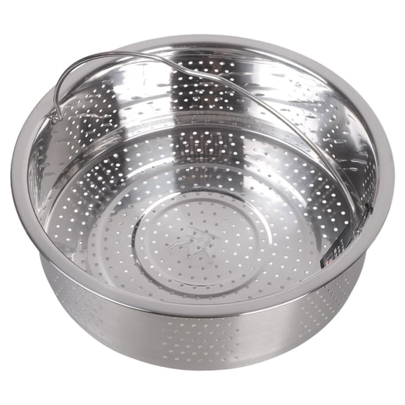 22cm Stainless Steel Steamer Basket for Cooking Multifunctional Steamer Insert with Handle Steaming Basket Replacement