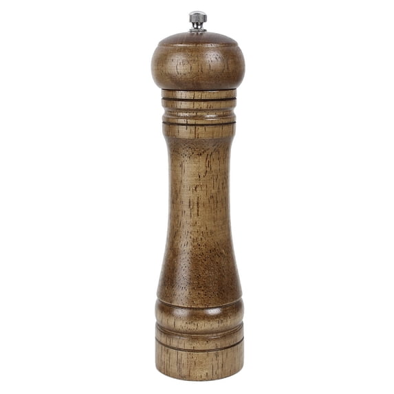 22cm x 5.5cm Home Kitchenware Salt Pepper Spice Mill Grinder Shaker Wood Color