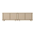 thumbnail image 1 of 22in H x 44in W (2 Panels) Freestanding Zippity Portable Puppy Fence Kit, Cedar Color Dog Puppy Playpen, Dog Fence Outdoor for Yard, Vinyl Picket Outdoor Dog Fence, Dog Play Pen Indoors, ZP19072, 1 of 8