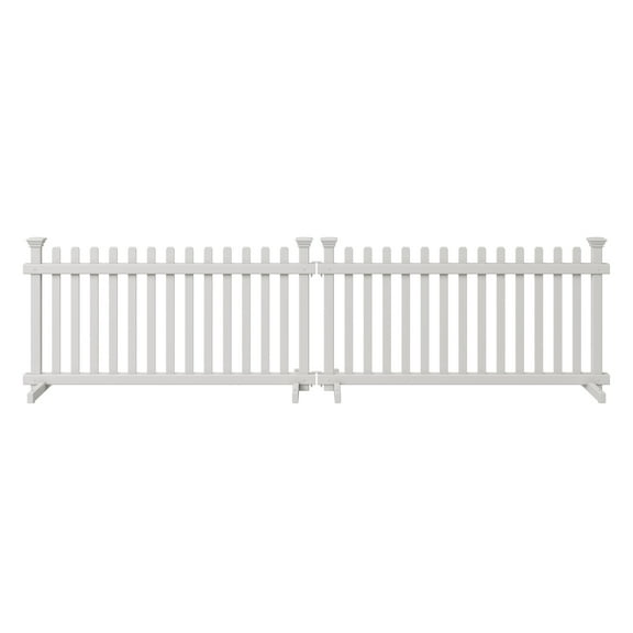 Zippity Outdoor Products Portable Puppy (22" H x 44" W) Vinyl Fence Kit