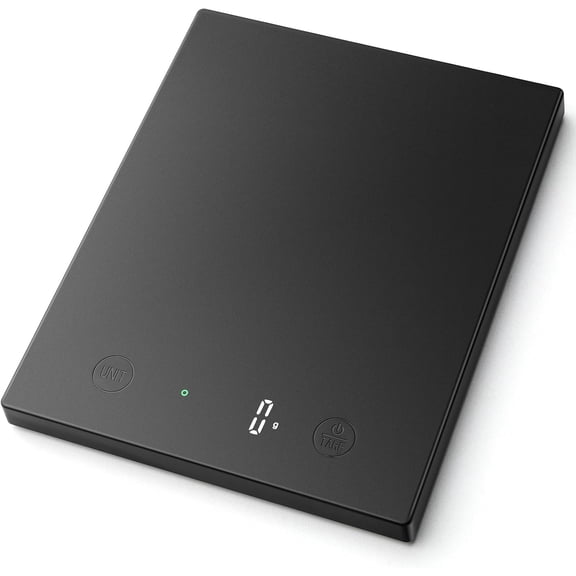 22lb/10kg Digital Food Scale in High Precision 0.1oz/1g, Our Own Kitchen Scale Professional Factory SINCE 2001, Home and Kitchen Essentials for Cooking and Baking, LED, 3*AAA Batteries, Black