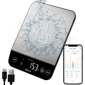22lb Waterproof Food Nutrition Scale With Smart Calorie Calculator