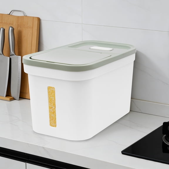 22lbs Large Rice Cereal Storage Container ,Airtight Flour Grain Storage Bucket for Rice, Beans, Grains, Cereal Dry Food