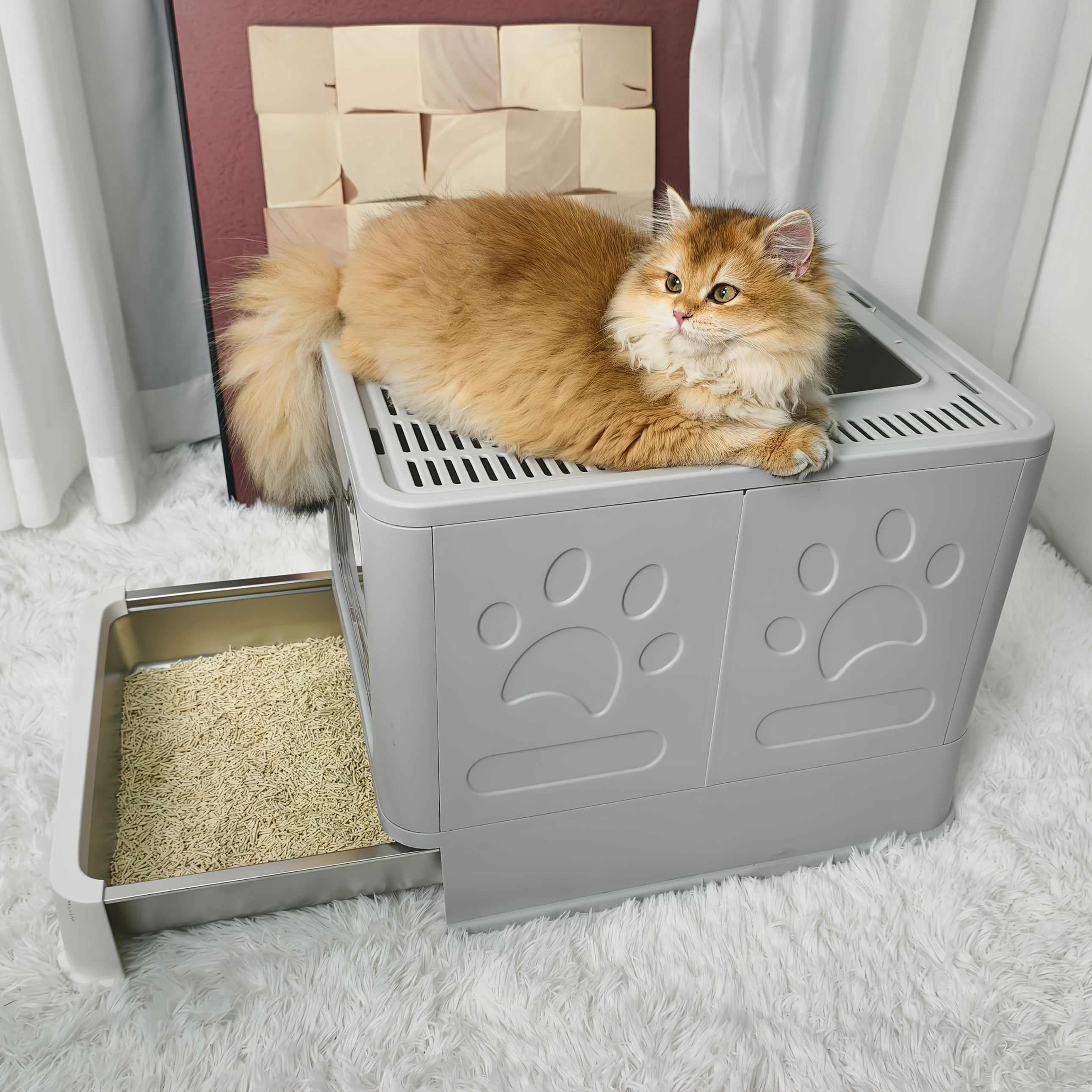 ScentStop Lite litter box with odor neutralizing tray