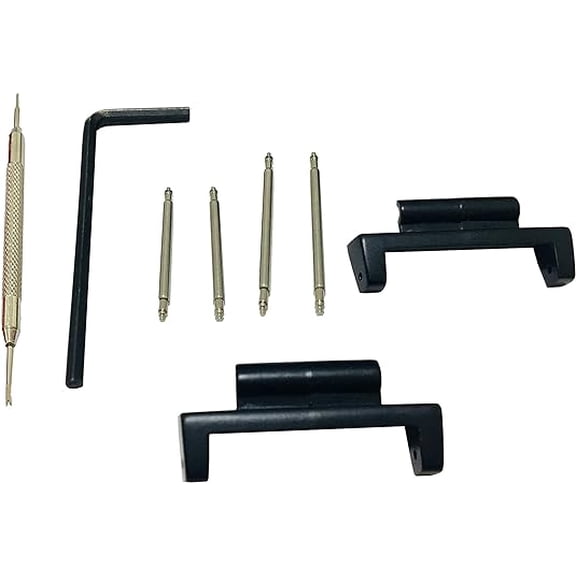 22mm 5 Ring Nylon Watch Band Strap Metal Adapters Kit for Casio GShock GG-1000 GSG-100 GWG-100 GWG100 GSG100
