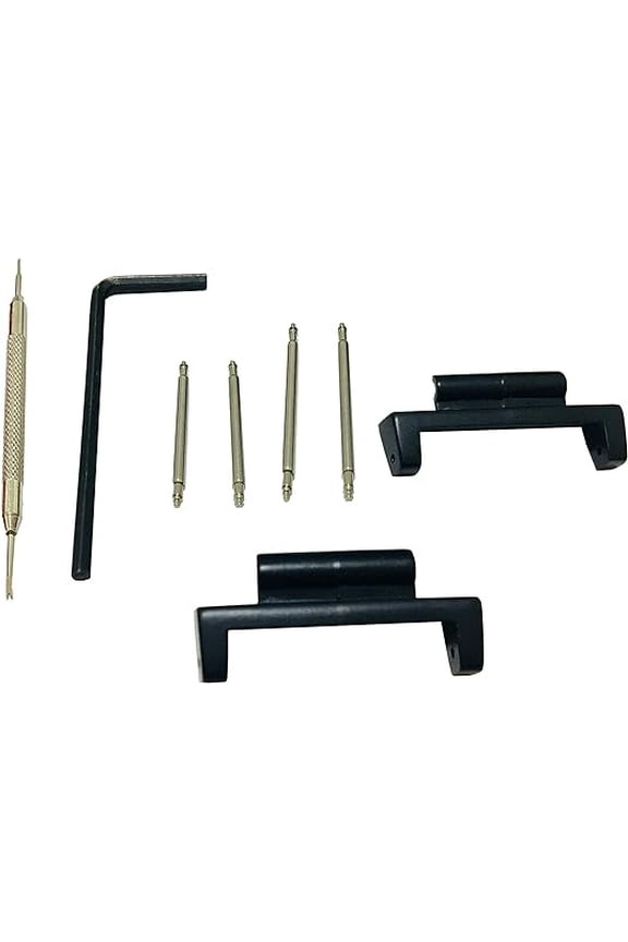 22mm 5 Ring Nylon Watch Band Strap Metal Adapters Kit for Casio GShock GG-1000 GSG-100 GWG-100 GWG100 GSG100