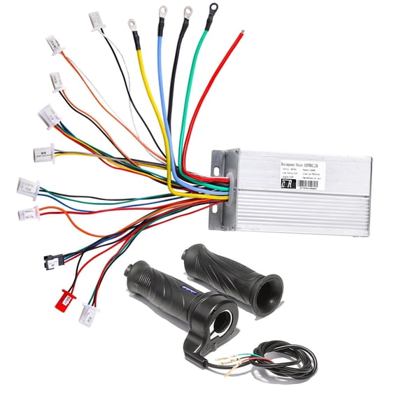 22mm 7/8 Hand Grips 48V 1800W Brushless DC Motor Speed Controller Reverse for Go Kart Quad Buggy Scooter Dirt Pit Bike Tricycle 4 Wheeler Drift Trike Razor MX450 MX650 Taotao