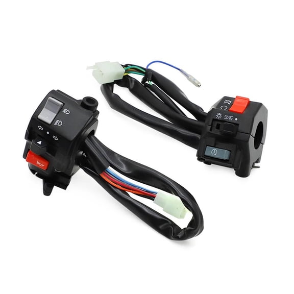 22mm 7/8" Handlebar Control Switch Harness For Yamaha XV250 Virago FZR RZ TZR RD 250 350 SRX600 TZR125 Electric Start Switch