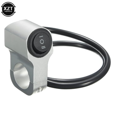 7/8'' Motorcycle Handlebar Headlight Fog Light Switch Dual On/Off 12V 22mm Waterproof