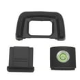 22mm Camera Viewfinder Eyepiece Eyecup with Camera Hot Shoe Cover and