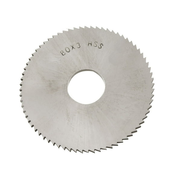 22mm Dia Hole 72T 3mm Thick 80mm OD HSS Saw Mill Cutter