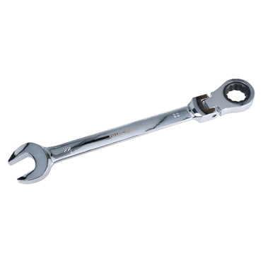 14mm Flexible Head Ratchet Spanner Wrench – Locking Head, 72-Tooth, Reversible Combination Spanner For Tight Spaces