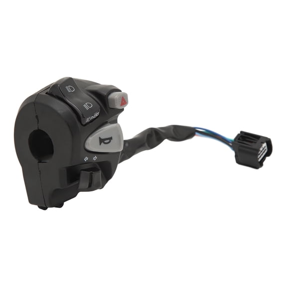 22mm Handlebar Switch Assembly High Low Beam Hazard Light Control Switch / 0.87 inches Motorcycle Handlebar Switches Kit Compatible with Click 125 150 PCX 150 NMAX155
