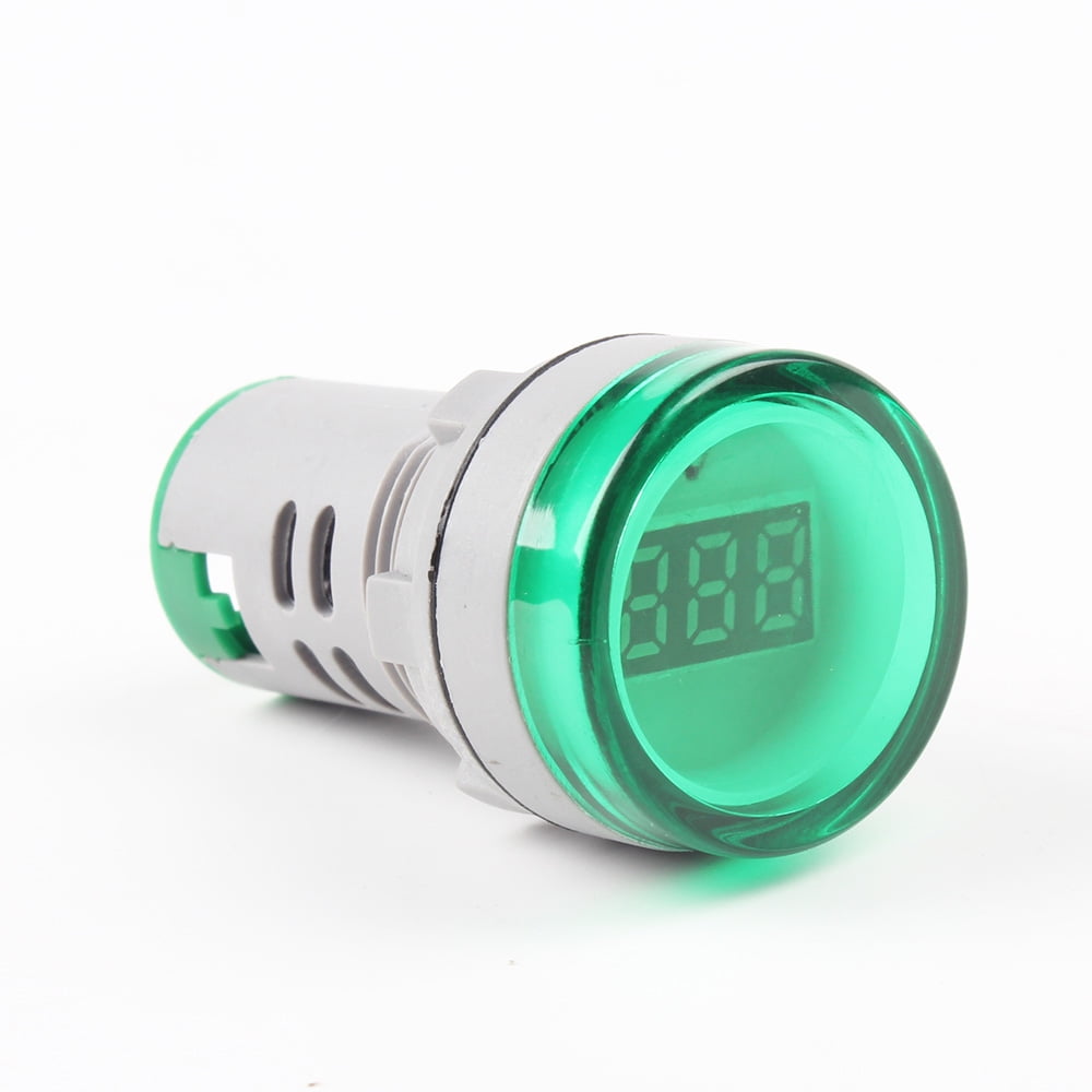 22mm LED Digital Display Gauge Volt Voltage Meter Indicator Signal Lamp