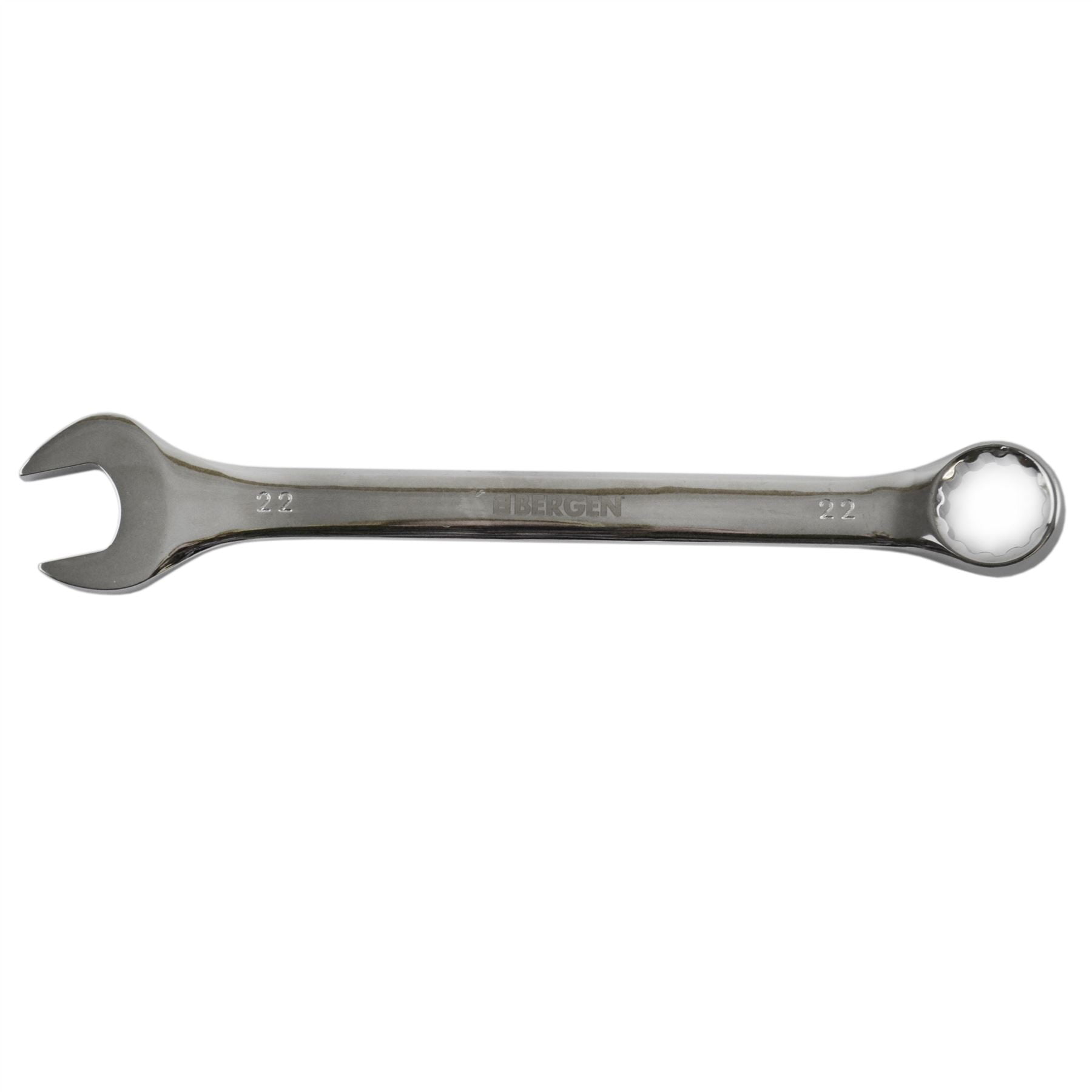 22mm Metric Combination Spanner Wrench | Chrome Vanadium Steel, Open & Ring End, 260mm Length