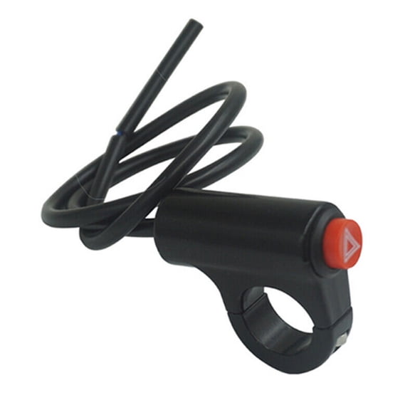 22mm Motorcycle Double Flash Switch Warning Emergency Signal Light Switch Button