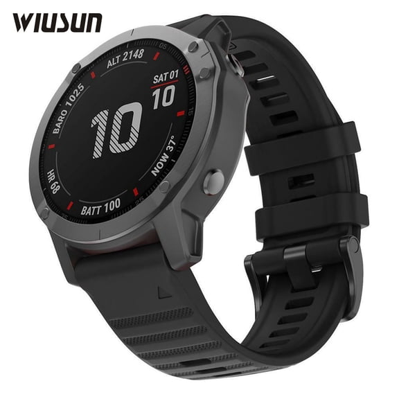 22mm Quickfit Watch Band for Garmin Fenix 8 E 47mm / Fenix 7 6 5 / Fenix 7 Pro 6 Pro / 5P Plus / 965 955 945 935 / Quatix 5 / EPlX Gen 2 Silicone Wrist Strap