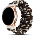 thumbnail image 1 of 22mm Scrunchie Watch Band Compatible with Samsung Galaxy Watch 3 45mm , Elastic Stretch Fabric Replacement Bands Straps Wristbands for Gear S3 Frontier/ S3 Classic (Leopard), 1 of 11
